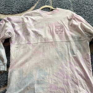 Like New Disney Spirit Jersey in Soft Purple and White with glitter finishing